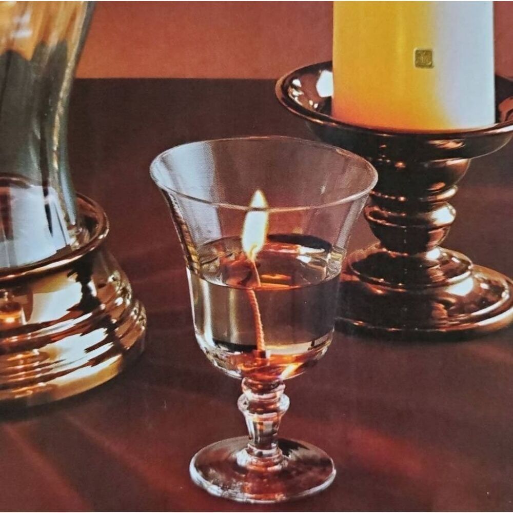 🩵PartyLite Classico Nuovo Clear Tealight/Votive Candle Holder